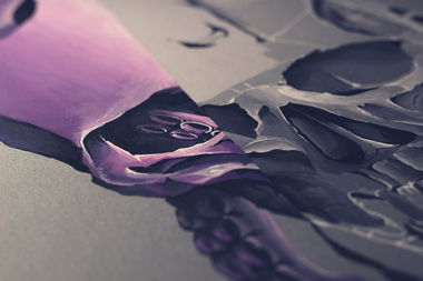 Graffiti Artwork - Photo by NektariumC - acryl, skull, for (2017)