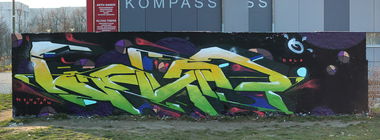 Graffiti Wall - Photo by NektariumC - nektr, berlin, kaulsdorf (2015)