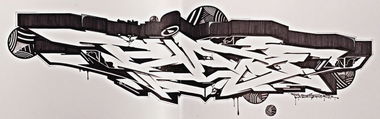 Graffiti Sketch - Photo by NektariumC - Phase, Nektar, Battle (2014)