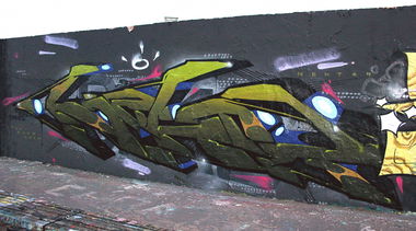 Graffiti Wall - Photo by NektariumC - nektr, berlin, mauerpark (2015)