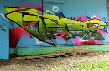 Graffiti Wall - Photo by NektariumC - montana, gabe, nektar (2015)