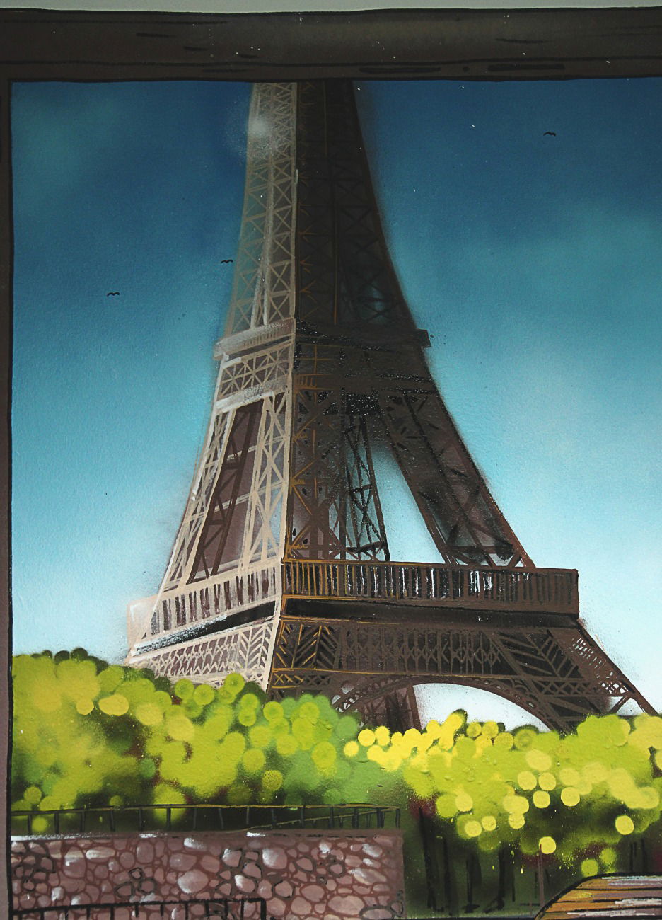 Graffiti Wall - Photo by NektariumC - nektar, detail, eifelturm (2015)