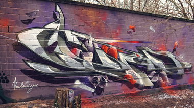 Graffiti Wall - Photo by NektariumC - Berlin, colors, style (2018)