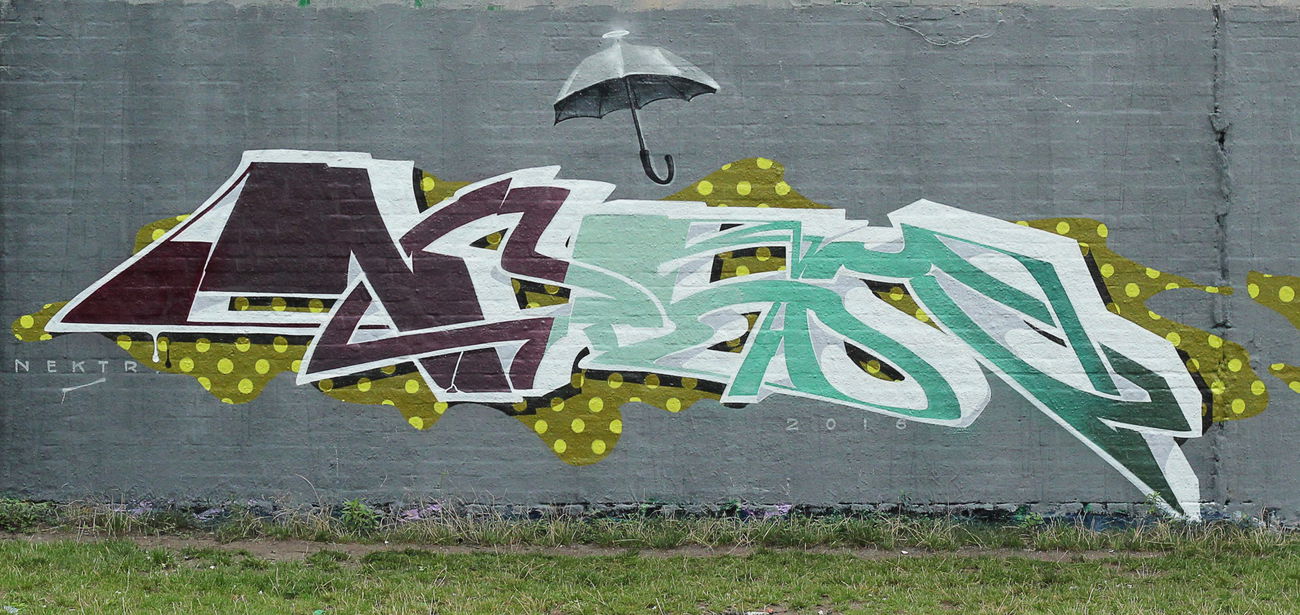 Graffiti Wall - Photo by NektariumC - Berlin, Brandenburg, Rummelsburg (2016)