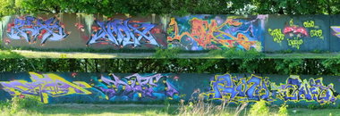 Graffiti Wall - Photo by NektariumC - nektar, jahok, pjay (2015)