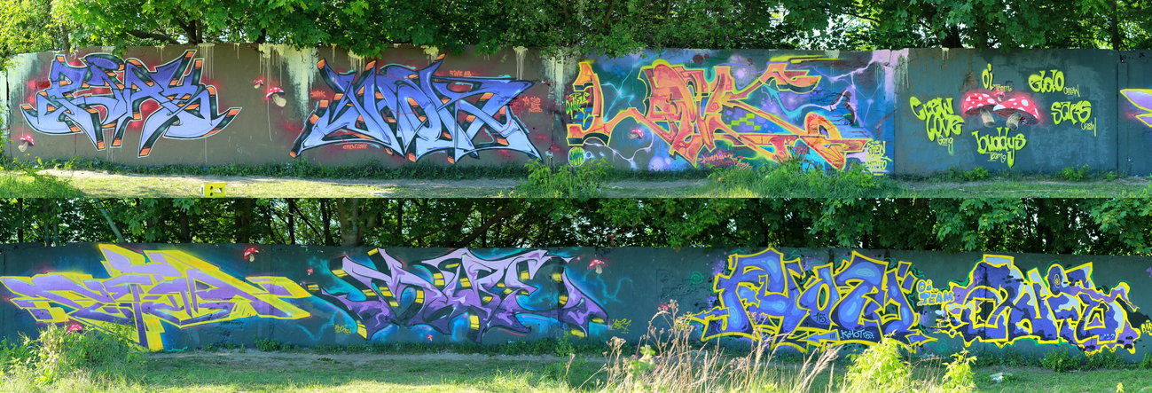 Graffiti Wall - Photo by NektariumC - nektar, jahok, pjay (2015)