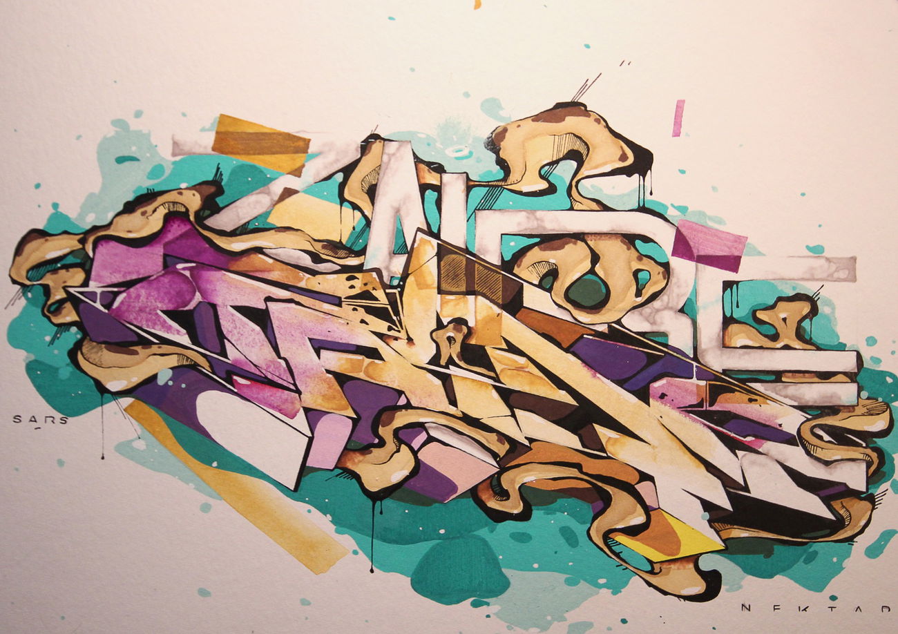 Graffiti Sketch - Photo by NektariumC - battle, nektar, sars (2016)