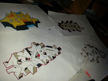 Graffiti Sketch - Photo by Neman532