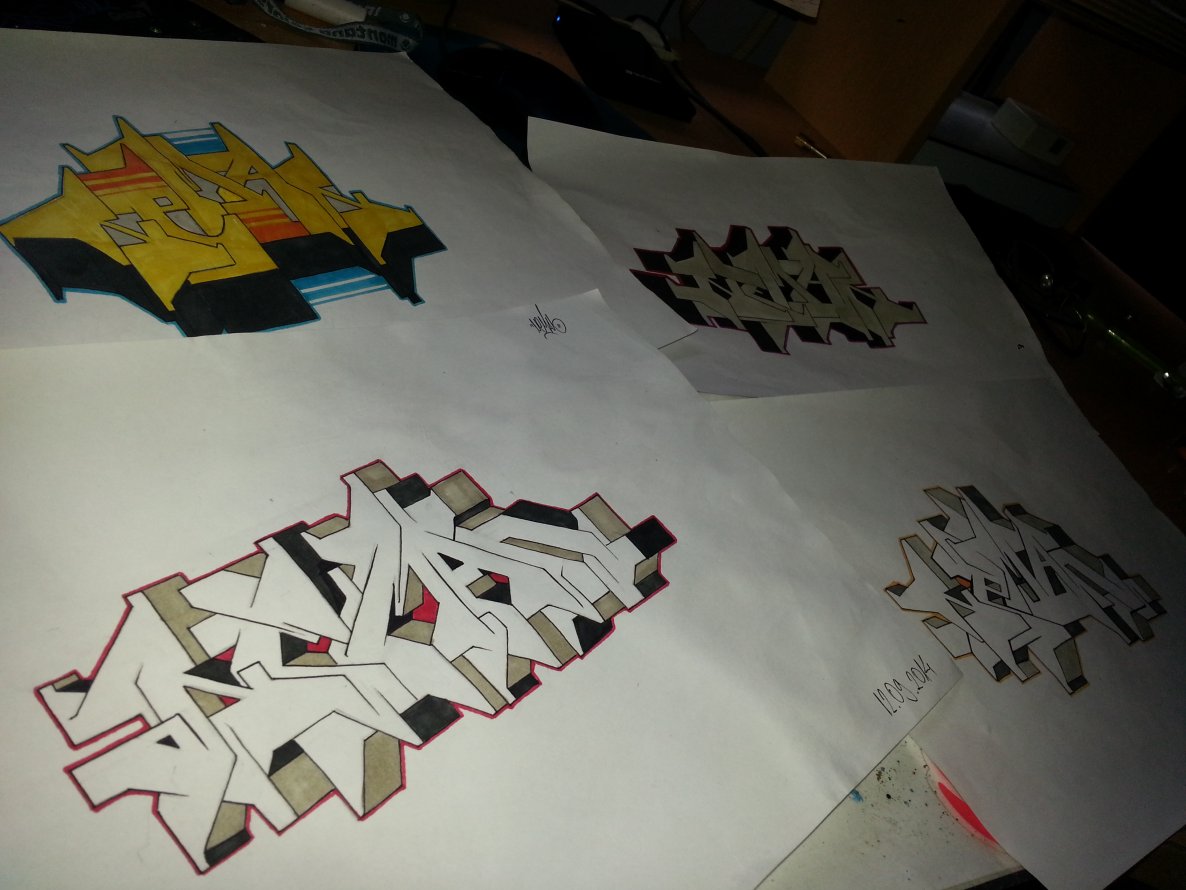 Graffiti Sketch - Photo by Neman532