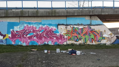 Graffiti Wall in Sisak-Moslavina - Photo by Neman532 (2014)