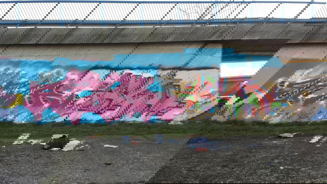 Graffiti Wall in Sisak-Moslavina - Photo by Neman532 (2014)