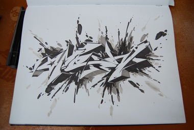 Graffiti Sketch in Bosnia and Herzegovina - Photo by Nemo1 - nemo, one (2013)