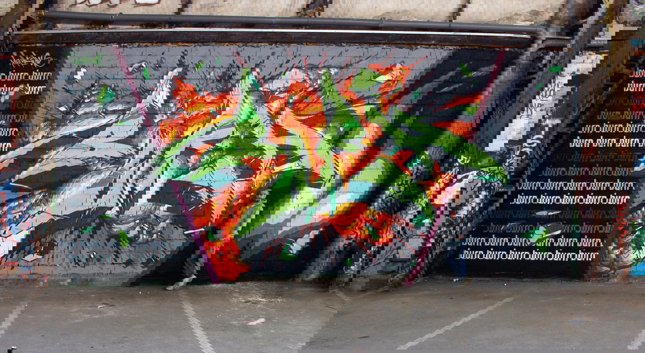 Graffiti Wall - Photo by Nemo1