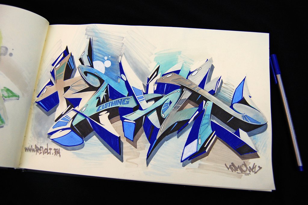 Graffiti Sketch - Photo by Nemo1