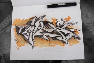 Graffiti Sketch - Photo by Nemo1