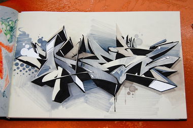 Graffiti Sketch - Photo by Nemo1
