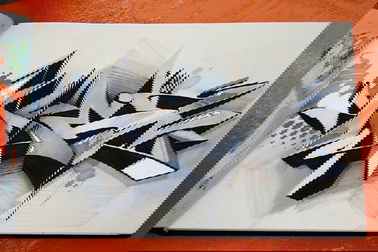 Graffiti Sketch - Photo by Nemo1