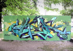 Graffiti Wall - Photo by Nemo1 - omen, nemo