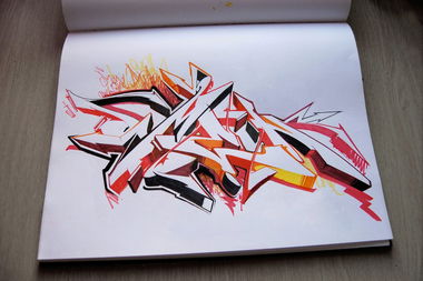 Graffiti Sketch - Photo by Nemo1 - nemo, nemo, one