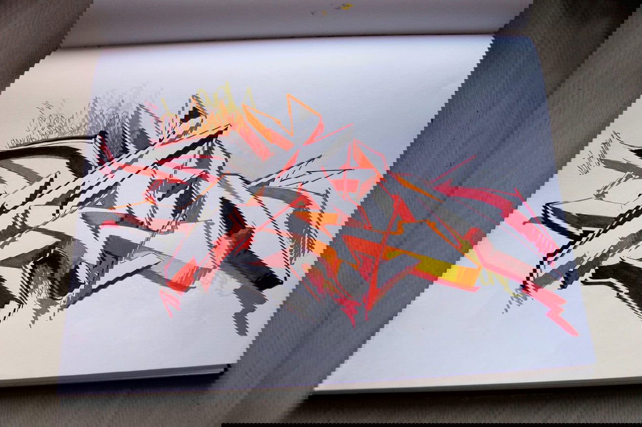 Graffiti Sketch - Photo by Nemo1 - nemo, nemo, one