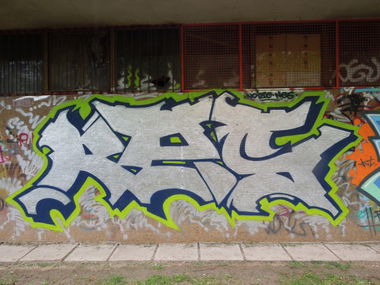 Graffiti Bombing in Belgrade - Photo by Nesone45 - Nes (2012)