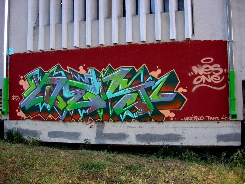 Graffiti Wall in Belgrade - Photo by Nesone45 - Nes (2012)