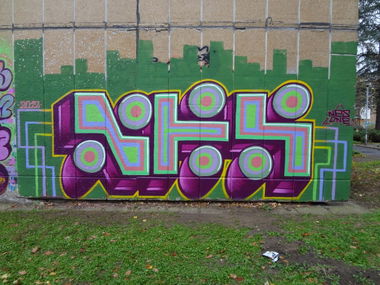 Graffiti Wall in Belgrade - Photo by Nesone45 - Nes (2012)