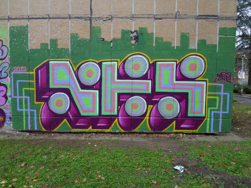 Graffiti Wall in Belgrade - Photo by Nesone45 - Nes (2012)