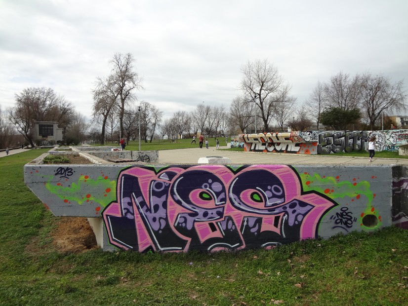 Graffiti Wall in Belgrade - Photo by Nesone45 - Nes (2013)