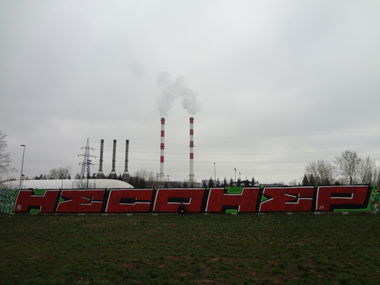 Graffiti Bombing in Belgrade - Photo by Nesone45 - Nesoner (2013)