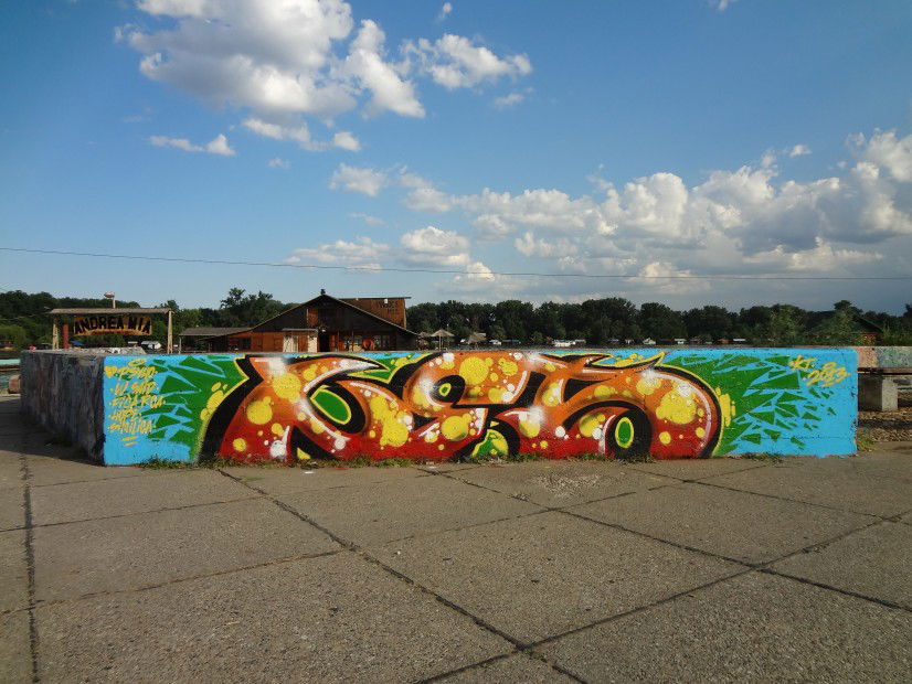 Graffiti Wall in Belgrade - Photo by Nesone45 - Nes (2013)