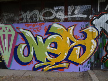 Graffiti Wall in Belgrade - Photo by Nesone45 - Nes (2013)