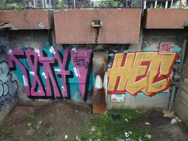 Graffiti Bombing in Belgrade - Photo by Nesone45 - Tokyo.Nes (2013)