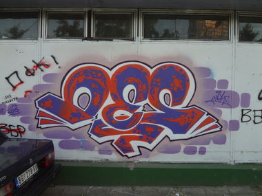 Graffiti Wall in Belgrade - Photo by Nesone45 - Nes (2013)