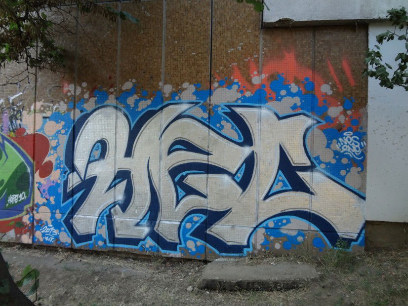 Graffiti Wall in Belgrade - Photo by Nesone45 - Nes (2013)