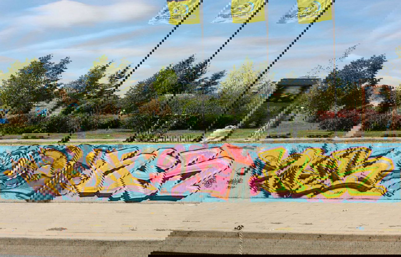 Graffiti Wall in Belgrade - Photo by Nesone45 - Sarin, Junk, Nes (2013)