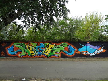 Graffiti Wall in Belgrade - Photo by Nesone45 - Nes, Hope (2013)