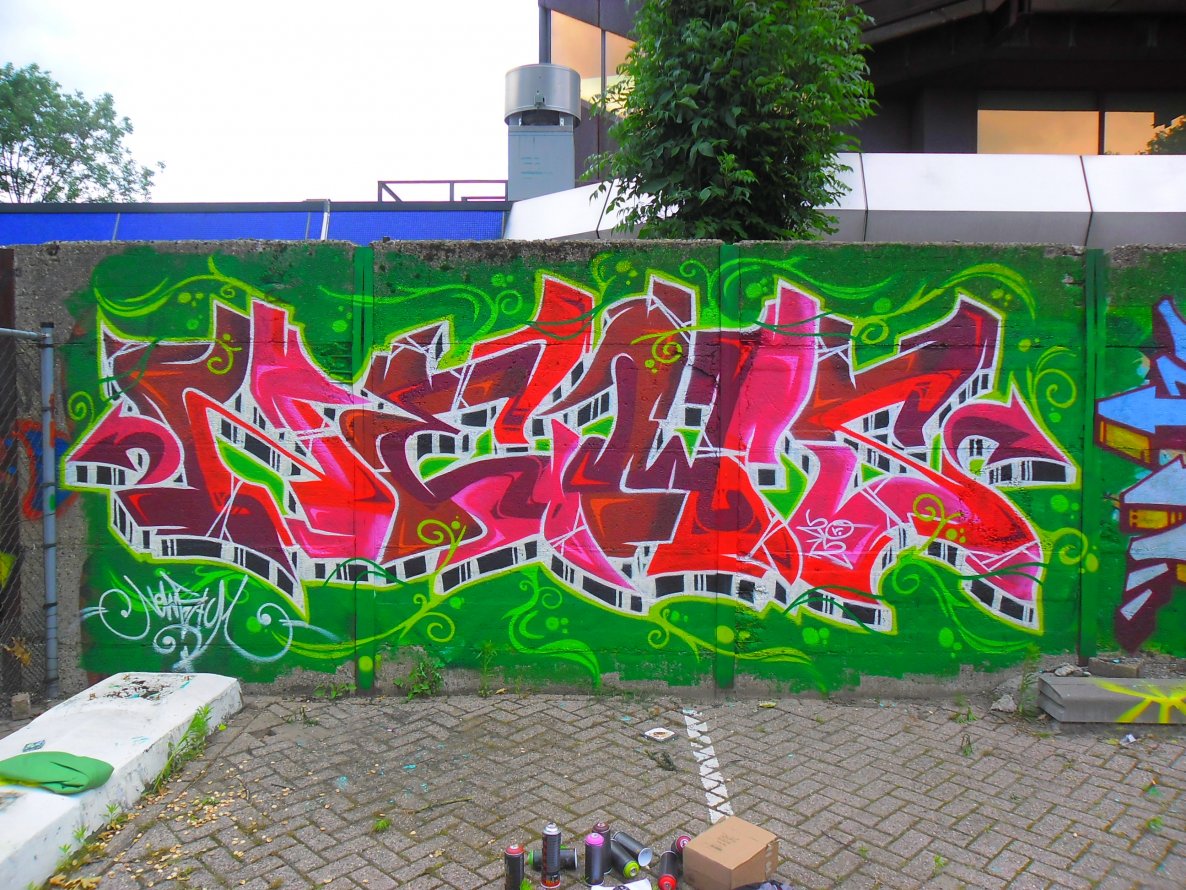 Graffiti Wall - Photo by Newsu