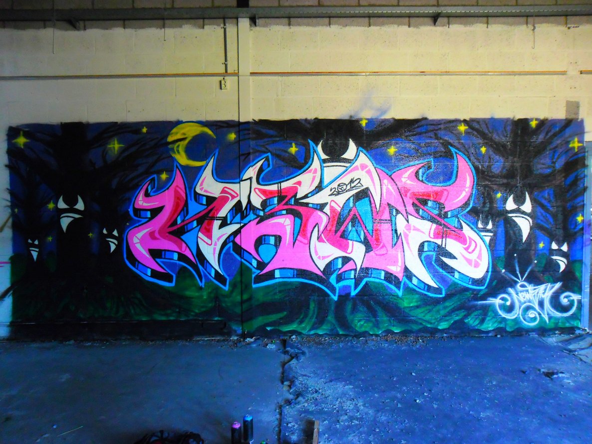 Graffiti Wall - Photo by Newsu
