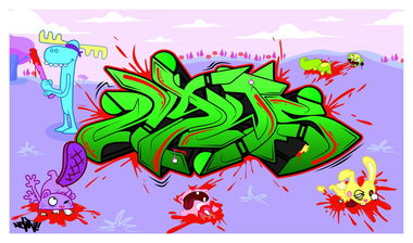 Graffiti Artwork - Photo by Newsu