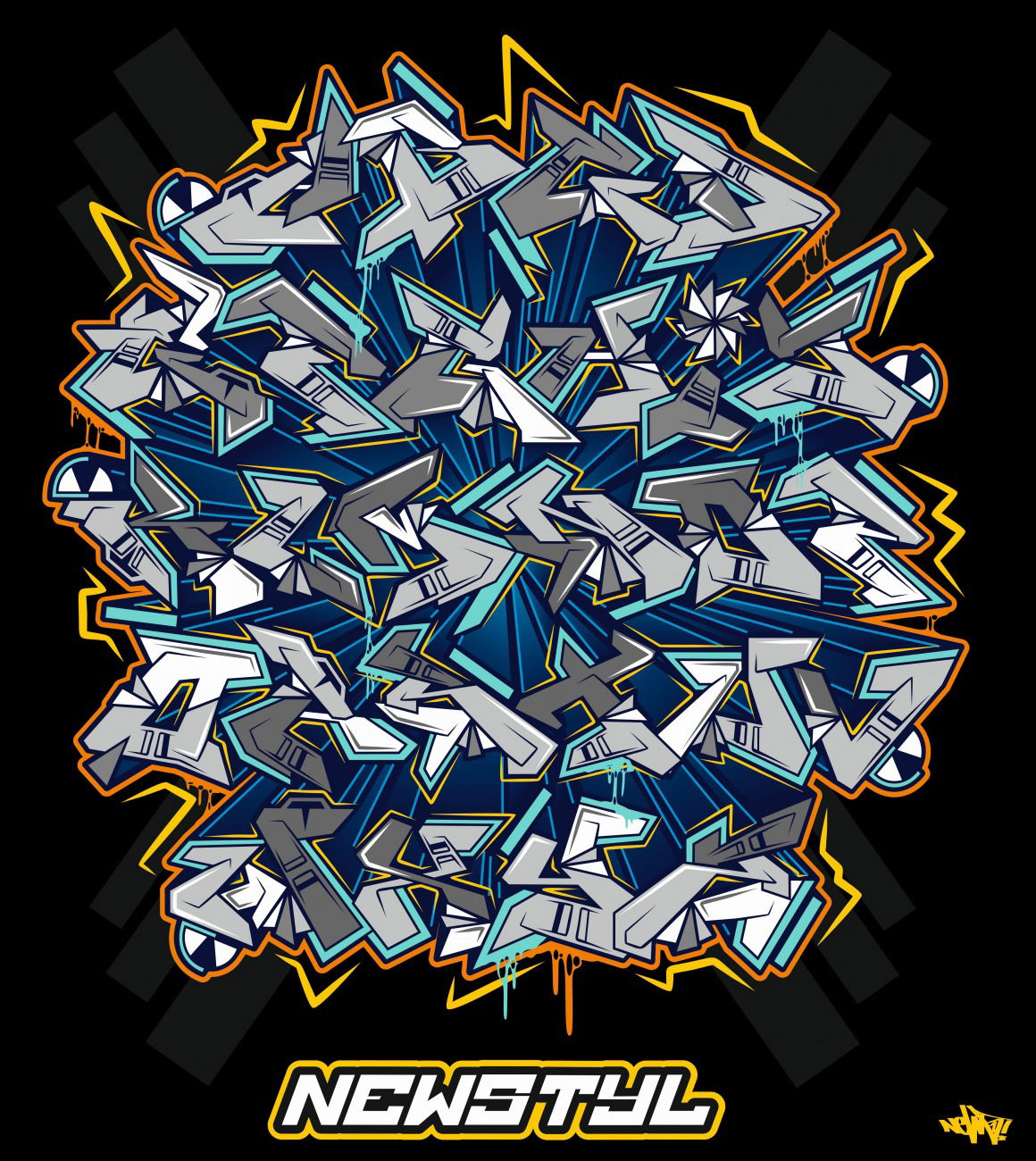 Graffiti Artwork - Photo by Newsu