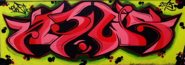 Graffiti Wall in Groningen - Photo by Newsu (2015)