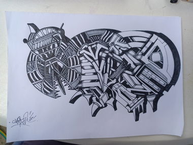 Graffiti Sketch - Photo by NiChT (2025)