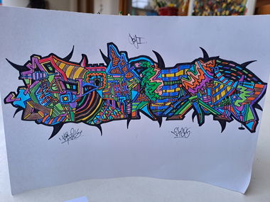 Graffiti Sketch - Photo by NiChT (2025)