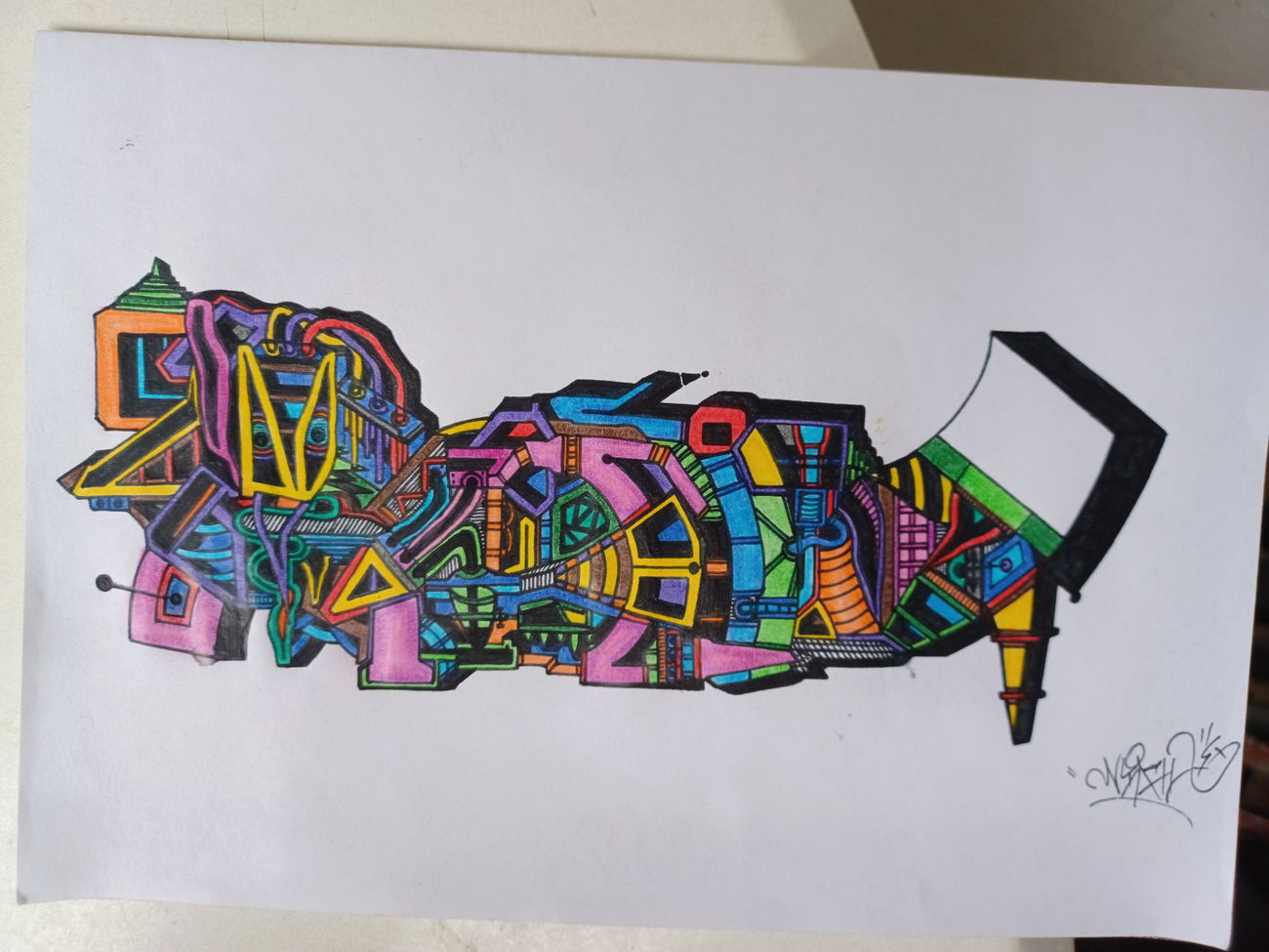 Graffiti Sketch - Photo by NiChT (2025)