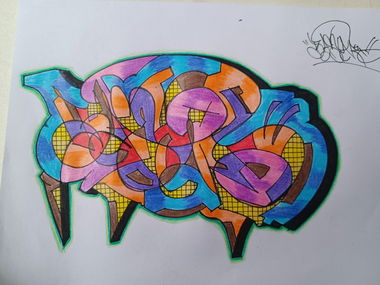 Graffiti Sketch - Photo by NiChT (2025)