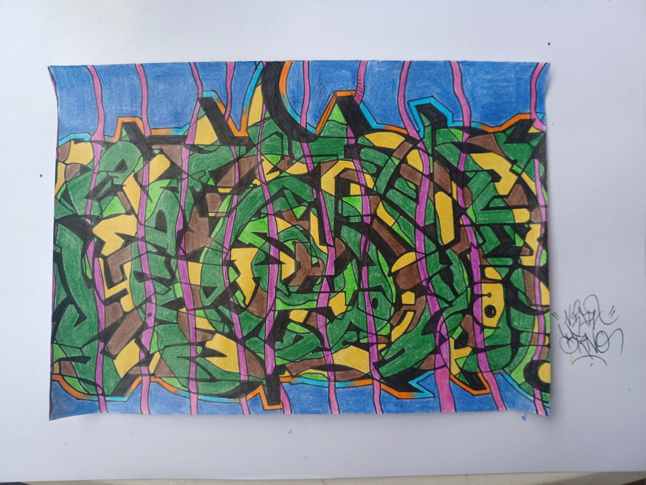 Graffiti Sketch - Photo by NiChT (2025)