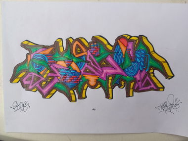 Graffiti Sketch - Photo by NiChT (2025)