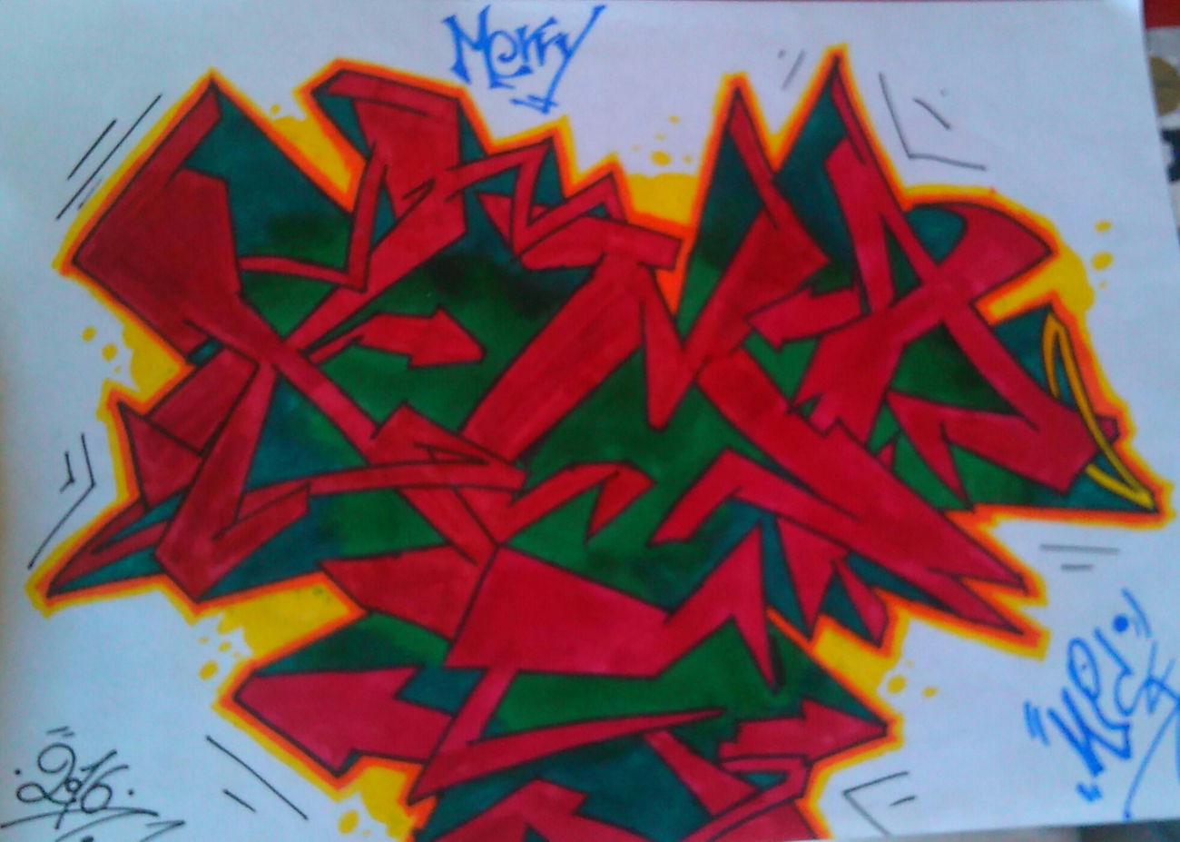 Graffiti Sketch - Photo by NiS16 (2016)