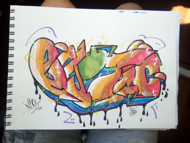 Graffiti Wall - Photo by NiS16 - graff (2017)